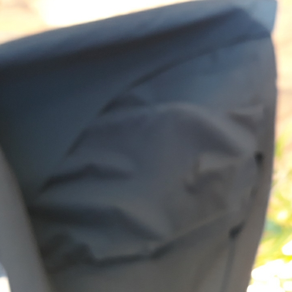 Banana Republic Sheath Dress Faux Wrap Stretch Cotton Work Career Black 4 - Picture 4 of 8